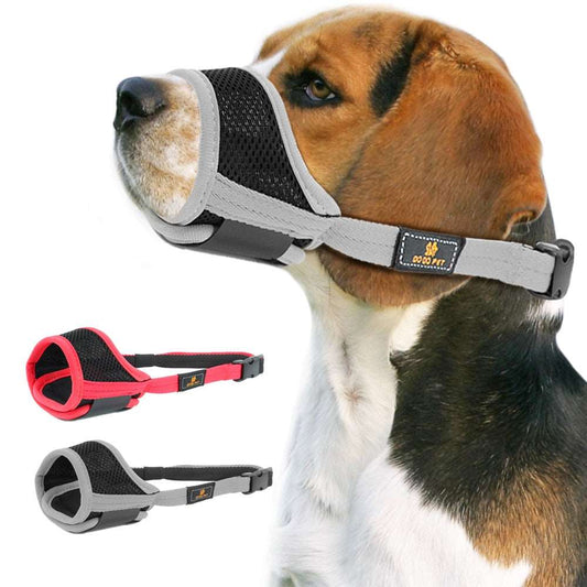 Breathable Mesh Dog Muzzle | Adjustable Fit