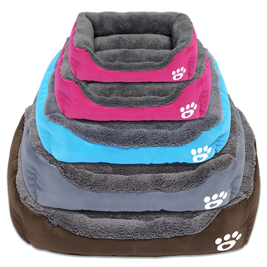 Soft Fleece Warm Dog Bed | Waterproof Bottom