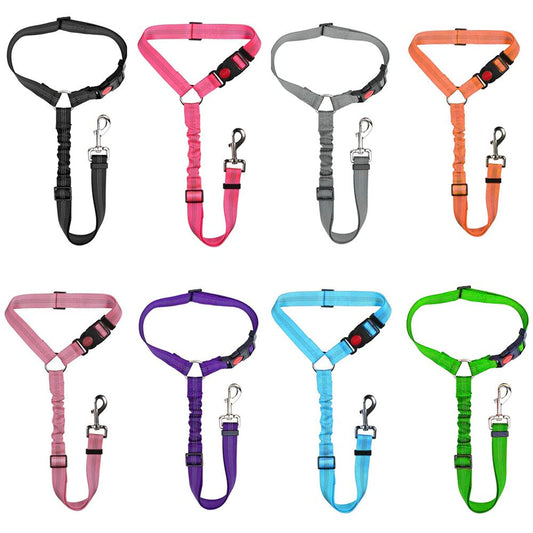 2-in-1 Dog Seat Belt Harness | Reflective & Adjustable