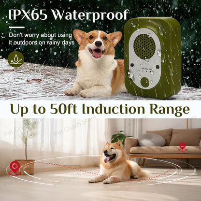 Ultrasonic Anti Barking Dog Deterrent | Waterproof