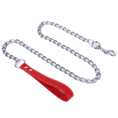 Heavy Duty Chain Dog Leash | Chew Proof