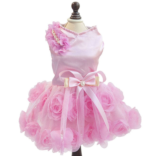 Elegant Dog Wedding Dress | Princess Rose
