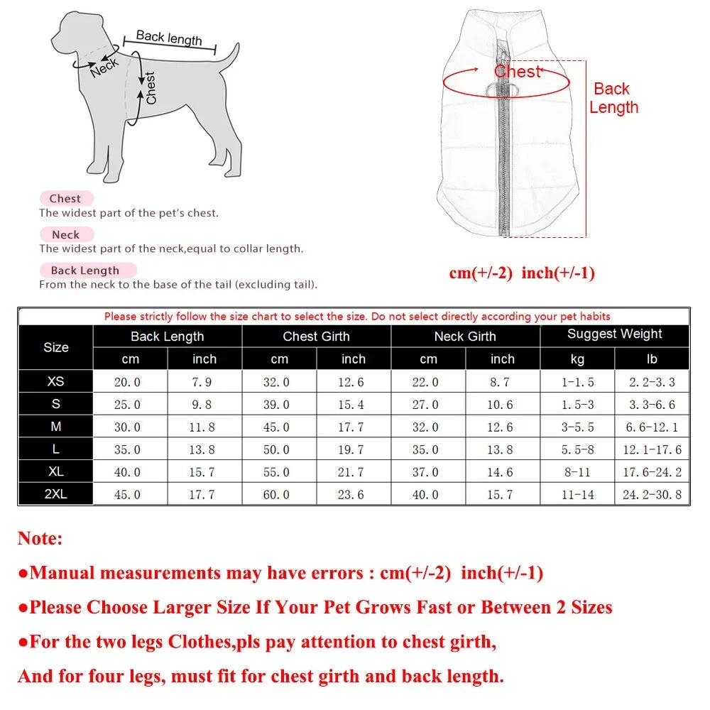 Warm Winter Dog Clothes | XS-2XL Available