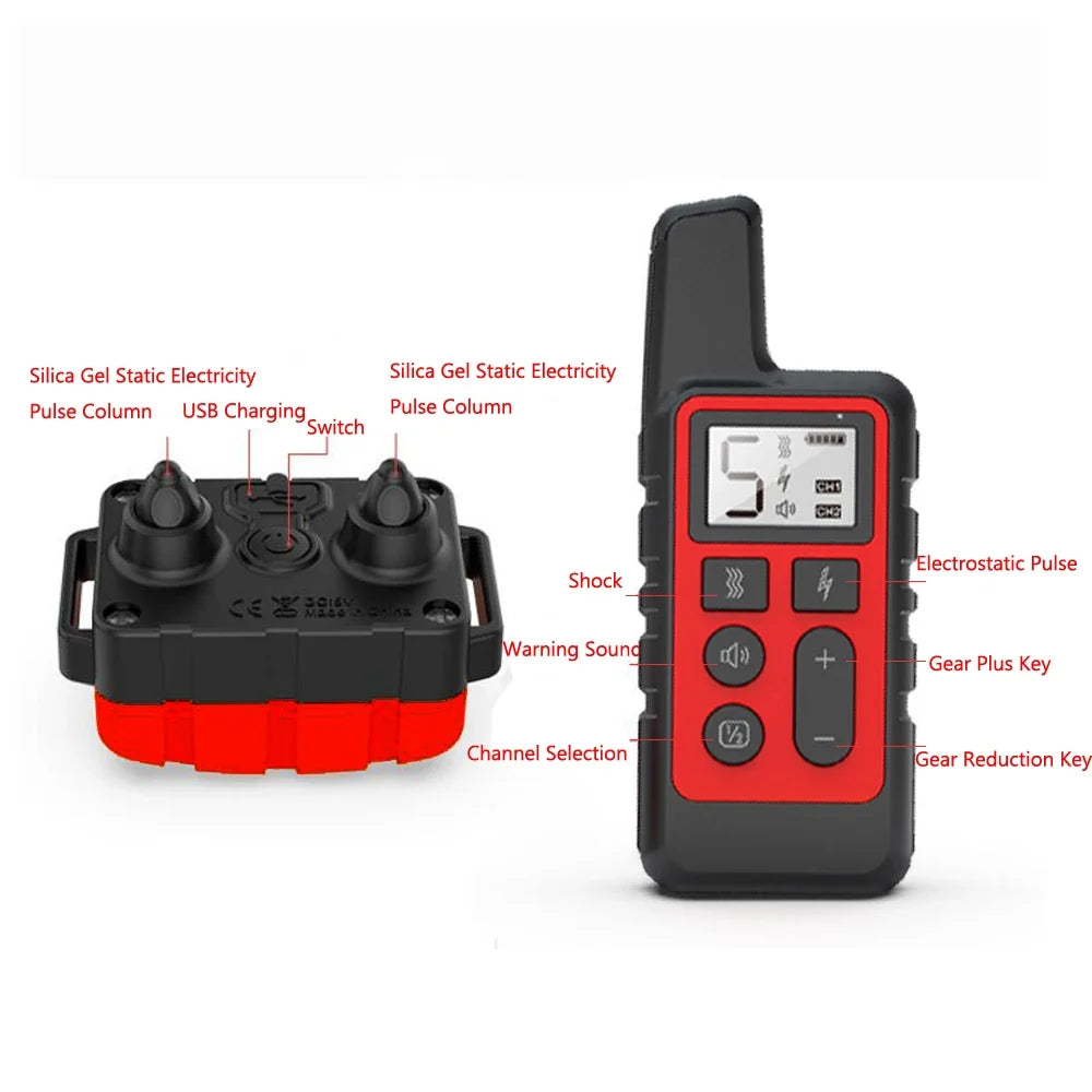 500m Waterproof Electric Dog Training Collar