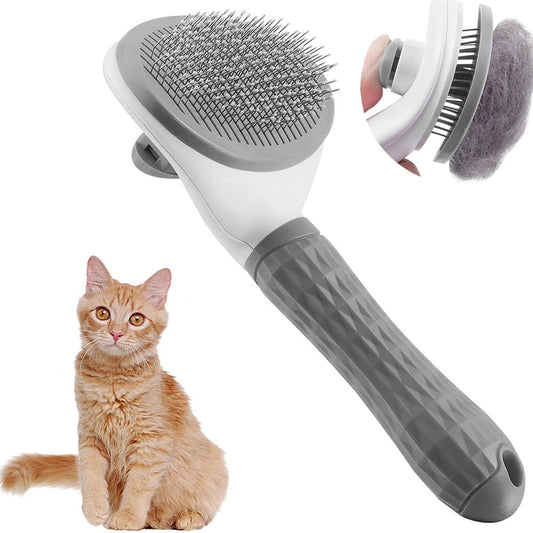 Self Cleaning Slicker Brush | Massage Feature