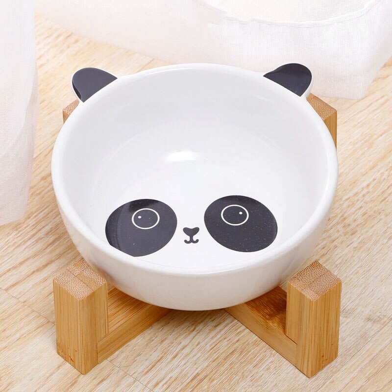 Ceramic Elevated Pet Bowl | No-Spill Design