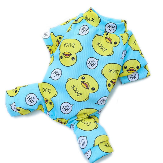 Cute Duck Pet Jumpsuit | Small Dogs & Cats