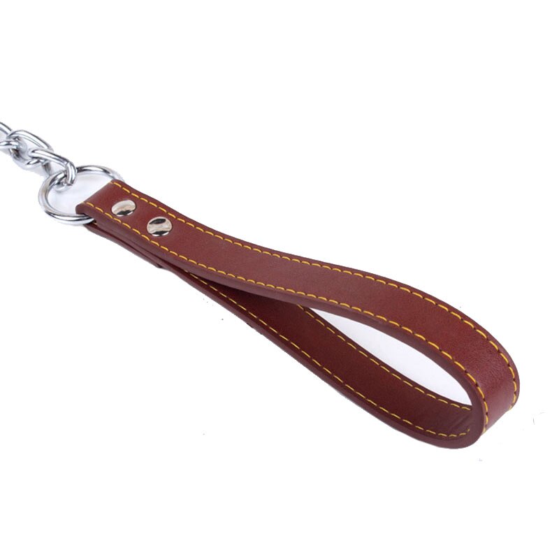 Heavy Duty Chain Dog Leash | Chew Proof