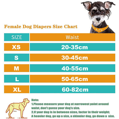 Reusable Dog Diapers | No Leak, High Absorption