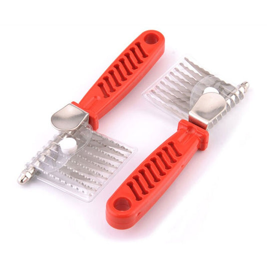 Stainless Steel Dog Comb | Anti-Slip Handle