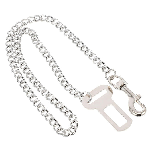 Stainless Steel Dog Car Seat Belt | Chew-Proof