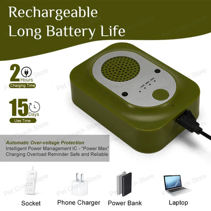 Ultrasonic Anti Barking Dog Deterrent | Waterproof