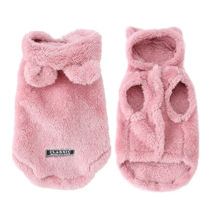 Soft Fleece Pet Hoodie Coat | XS-XL