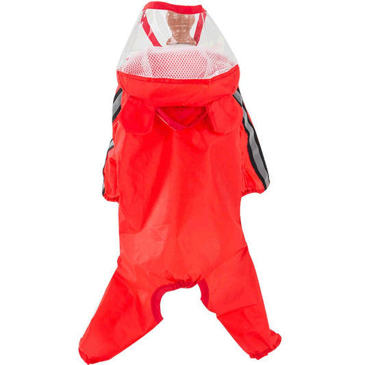 Reflective Hooded Dog Raincoat | Small Dogs