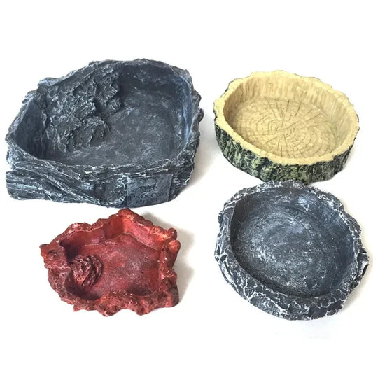 Synthetic Resin Reptile Feeding Bowl | Durable & Safe