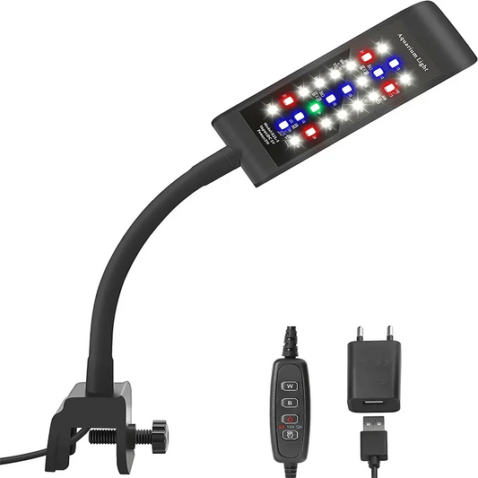 Full Spectrum LED Aquarium Light | Clip-On