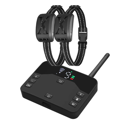 2-in-1 Wireless Dog Fence & Training Collar