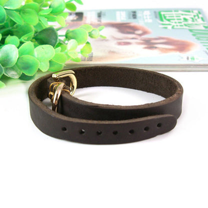 Soft Real Leather Puppy Collar | Adjustable