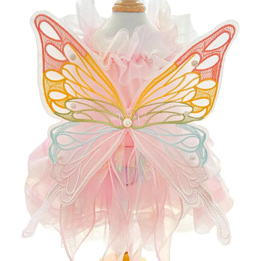 Rainbow Butterfly Dress | for Cats and Dogs