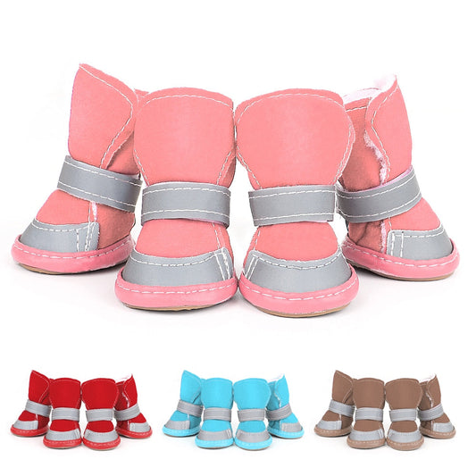 Reflective Anti-Slip Dog Boots | 4-Pack