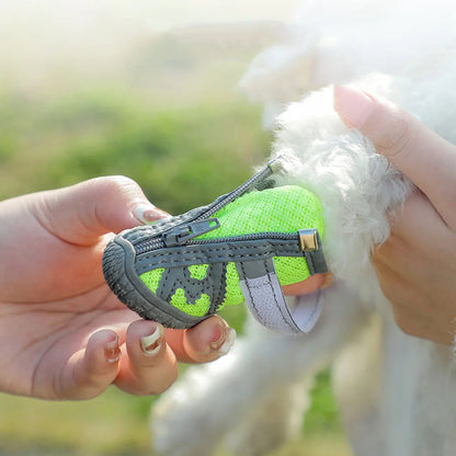 Waterproof Dog Shoes with Reflective Straps