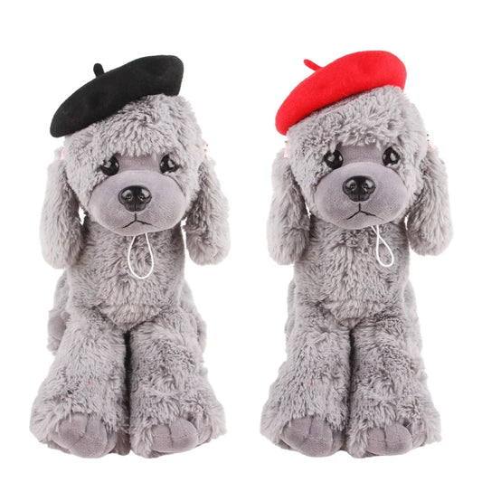 Wool Puppy Beret | Adjustable Pet Hat