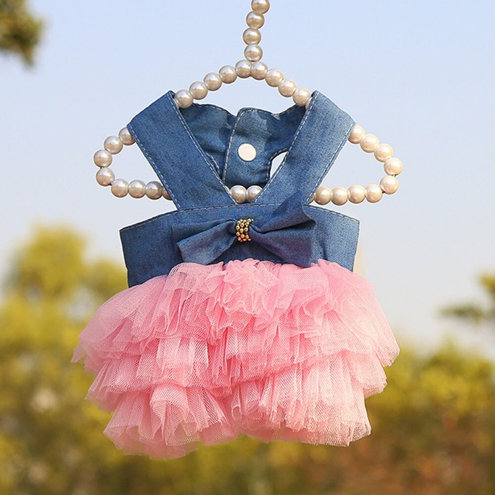 Summer Striped Dog Dress | Tulle Skirt