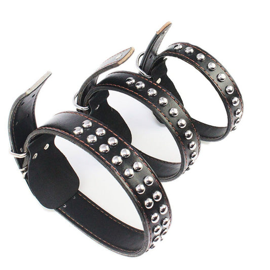 Studded PU Leather Dog Collar | Adjustable