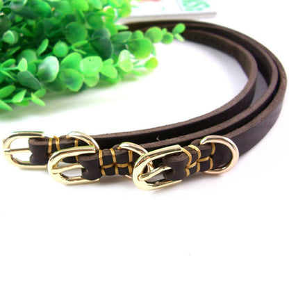 Soft Real Leather Puppy Collar | Adjustable