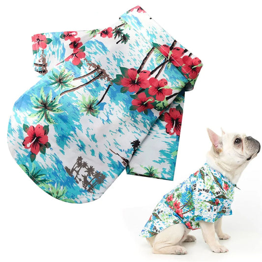 Dog Hawaiian Shirt for Small to Medium Pets