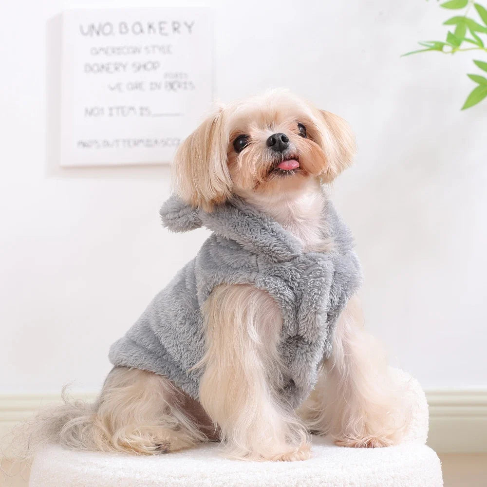 Soft Fleece Pet Hoodie Coat | XS-XL