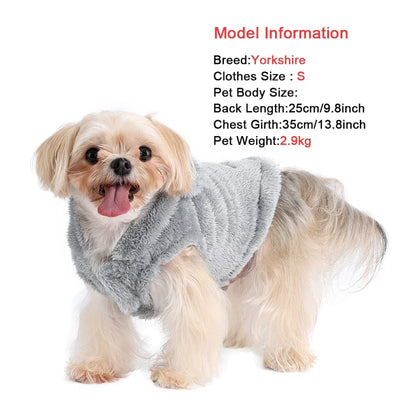 Soft Fleece Pet Hoodie Coat | XS-XL