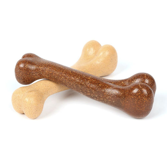 Durable Dog Chew Toy Bone | Beef Flavour