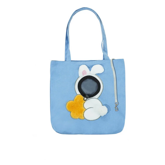 Pet Canvas Shoulder Bag | Cute Cat Carrier