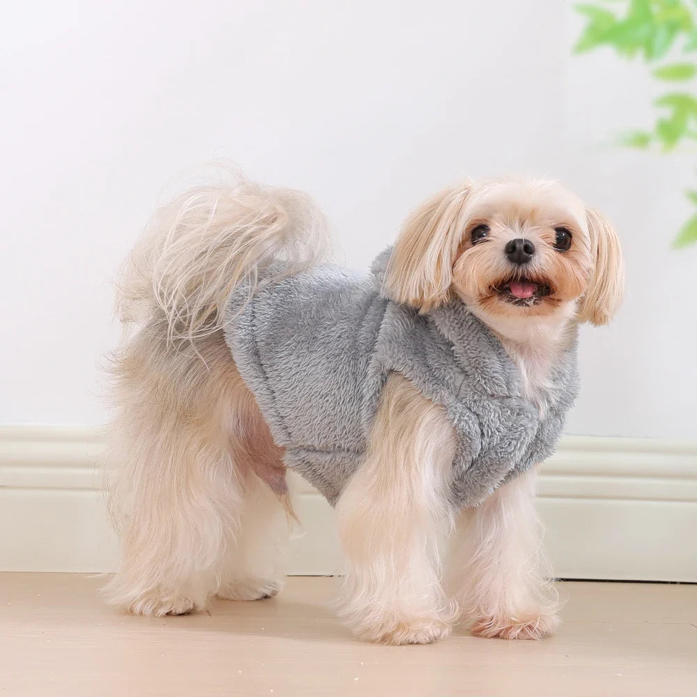 Soft Fleece Pet Hoodie Coat | XS-XL