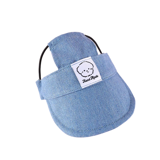 Dog Hat with Ear Holes | Denim Cap