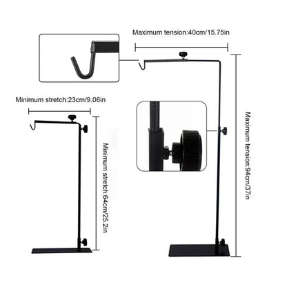 Adjustable Reptile Lamp Stand | Telescopic