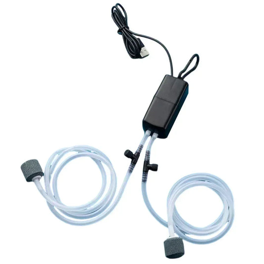 USB Mini Oxygen Pump | Dual Outlets