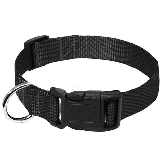Soft Nylon Dog Collar with Quick Release