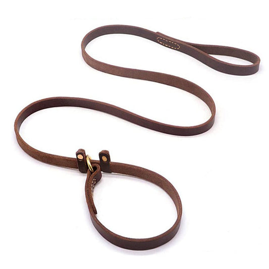 Leather Slip Lead | Adjustable Loop