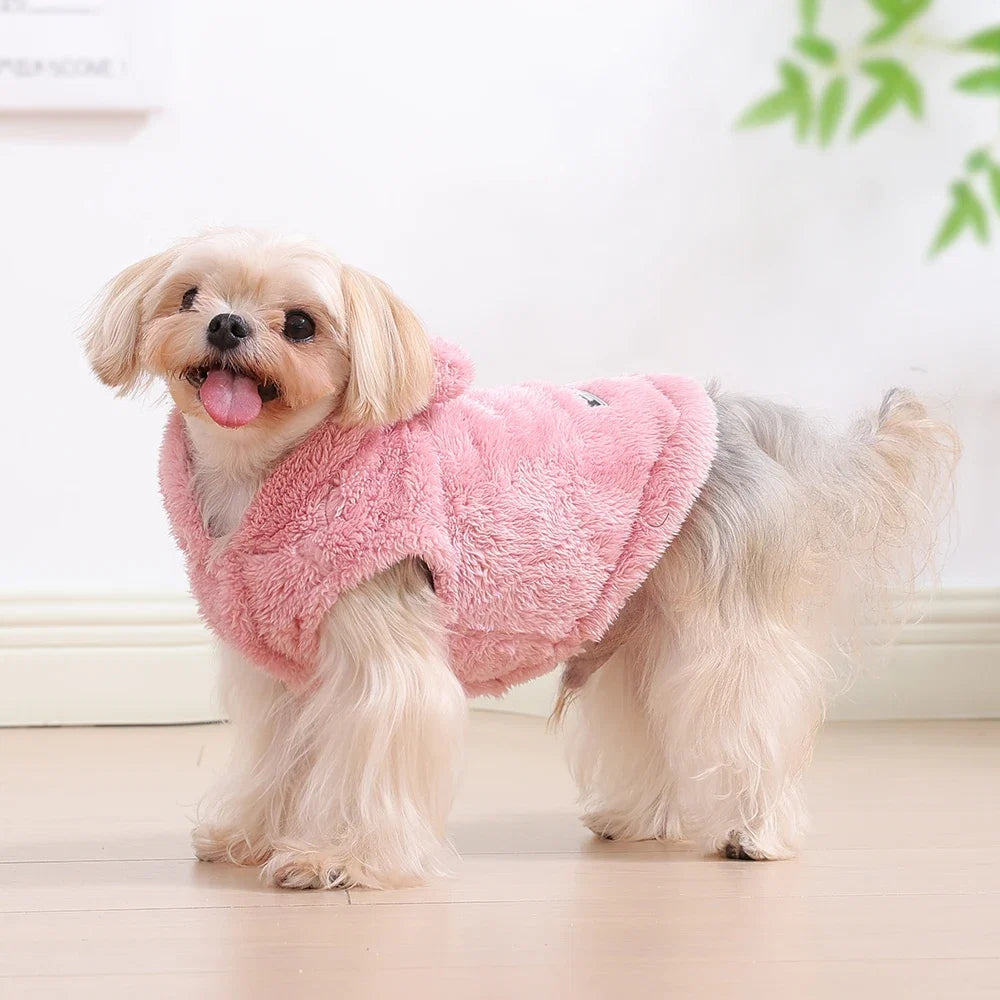 Soft Fleece Pet Hoodie Coat | XS-XL