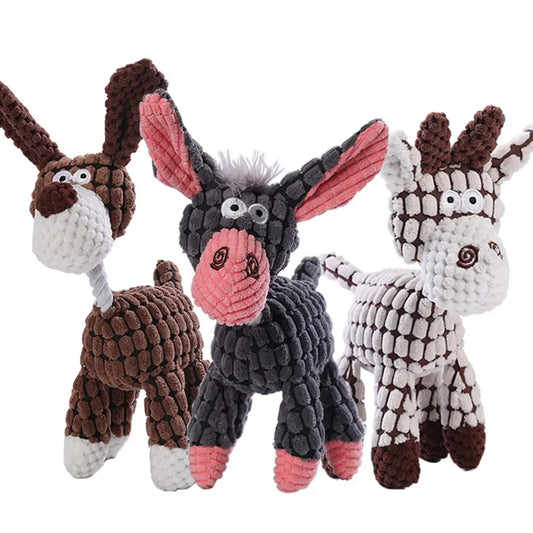 Plush Squeaky Dog Toys | Durable & Soft