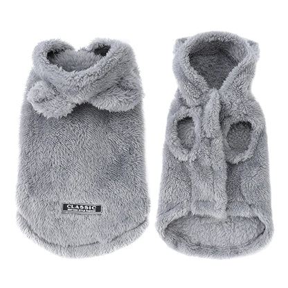 Soft Fleece Pet Hoodie Coat | XS-XL