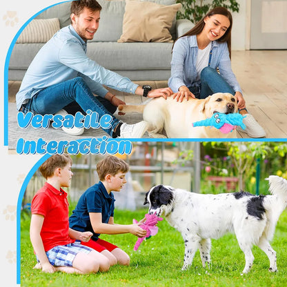 Durable No Stuffing Dog Chew Toy Elephant