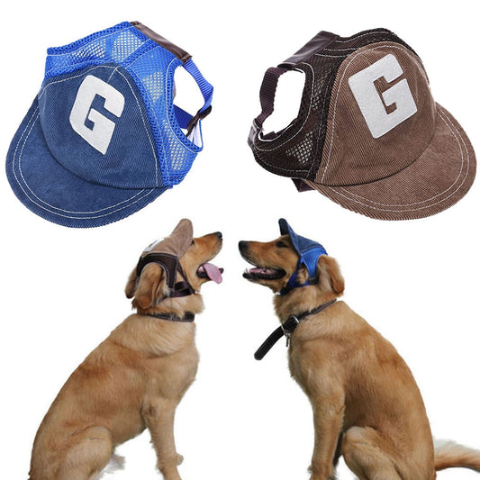 Sport Dog Baseball Cap | Adjustable Sun Hat