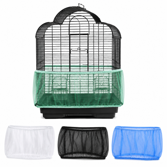 Elastic Mesh Bird Cage Seed Catcher | M & L