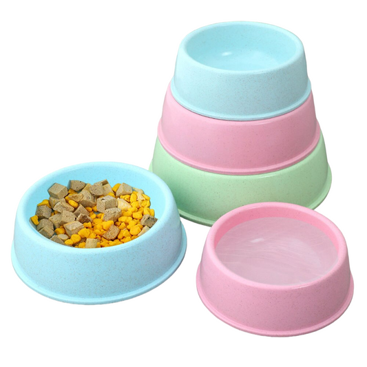 Eco-friendly Wheat Stalk Pet Bowls | Durable