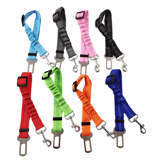 Adjustable Dog Car Seat Belt | Reflective