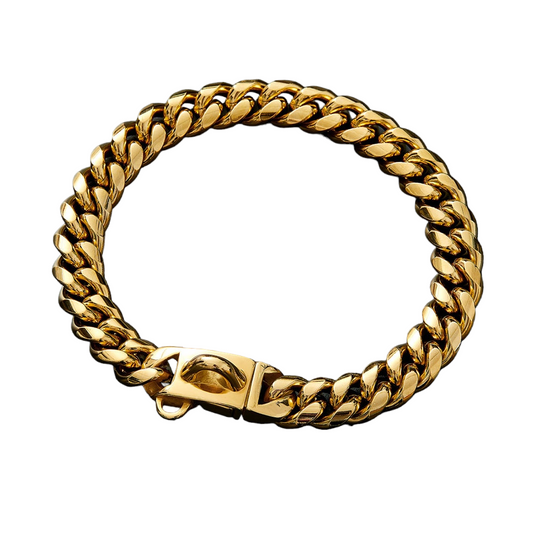 15mm Cuban Link Dog Chain | 316L Steel