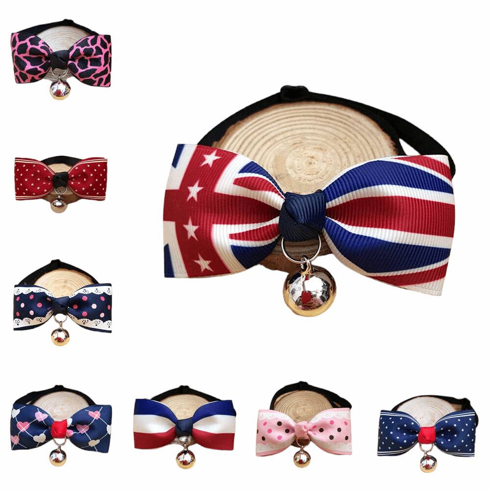 Cat & Small Dog Bow Tie Collar | Breakaway
